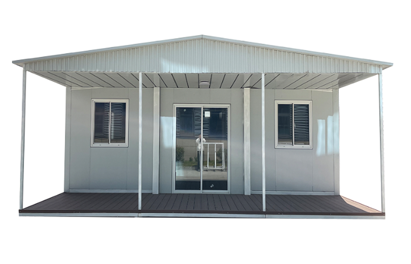 바닥에서 천장까지 이어지는 창문이 있는 20피트 현대식 확장형 컨테이너 맞춤형 매장 바닥에서 천장까지 이어지는 창문이 있는 20피트 현대식 확장형 컨테이너 맞춤형 매장